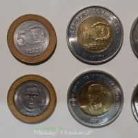 verschiedene Peso-Münzen